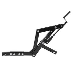 60″ 1 Point Hitch Adjustable Lift Landscape Rake For ATV UTV Gravel Lawn Tractor