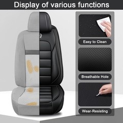 2 Seat Covers Front Only for Sonic 2012-2020 Classic Black