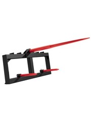 Farm Hay Transport Attachment Hay Spear, 49″ 3000lbs Quick Connect Accessory Wit