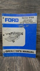 Ford New Holland Operator’s Manual – Series 916A Mid-Mount Direct Drive