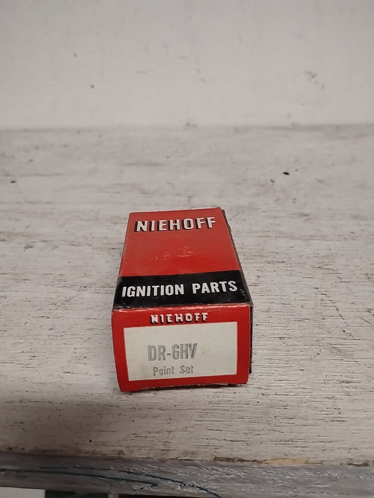 NIEHOFF Ignition Breaker Points DR-6HV Silver Brass New Old Stock Classic Car