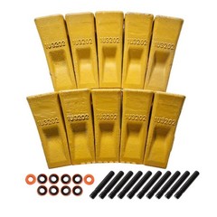 1U3202 Bucket Teeth with Pins 8E6208 Retainers 8E6209 for J200 Series – 10 Set