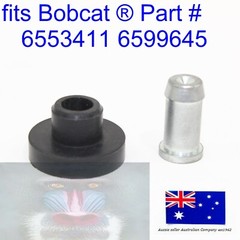for Bobcat Steel Plug & Grommet Fuel Tank Chaincase Drain 873 883 943 953 963