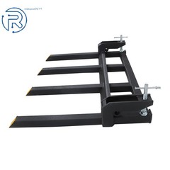 42″ Universal 2500lbs For Tractor Skid Steer Buckets Clamp on Heavy Debris Fork