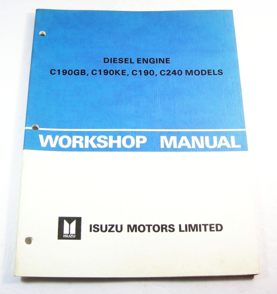 Isuzu C190GB C190KE C190 C240 Diesel Engine Service Repair Manual
