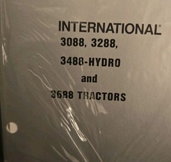 International Harvester 1985 3088 3288 3688 Tractor Operator’s Manual New Sealed