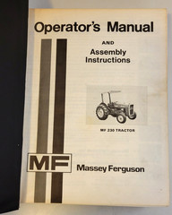 MASSEY FERGUSON MF 230 Tractor~ COMPLETE Dealer 1982 Factory Service SHOP MANUAL