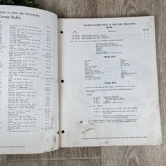 Old Massey-Harris 30 & 30K Tractors Repair Parts Book