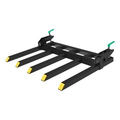 Clamp On Debris Forks 48 in Bucket Heavy Duty Clamp On Pallet Forks Bucket Fo…