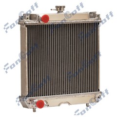Fongoff 2 ROW Aluminum Radiator Fits Kubota F2260 F2560 B2710HSD B2410HSD Models