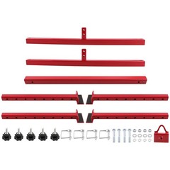 Universal Adjustable Truck Bed Lift Red Powder Coated 800LB Capacity