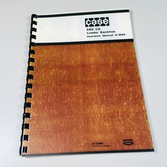 J I Case 580 Ck 580Ck Loader Backhoe Operators Owners Manual Operation Controls