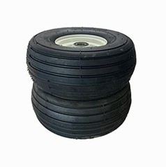 15×6-6 Tedder Tire & Wheel for 25mm (0.98) Axle and 2″ Hub (2 Pack)