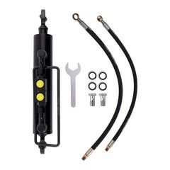 Hydraulic Top Link For Cat.1-1 With Locking Block 16 1/8-22 7/16” With 2X Hoses
