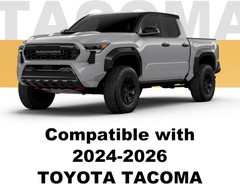 For Toyota Tacoma: 2005-2026 Truck Double Crew Cab Car Seat Covers Faux Leather