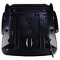 Low Back Seat, Black Vinyl Fits JCB Replaces S830801-HYC
