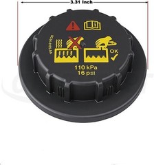 Radiator Pressure Cap & Coolant Reservoir Cap Replacement for Ford 6.0L 7.3L Pow