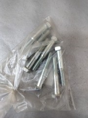 Lot of 7 Caterpillar Bolts 2.56″ Length Hex Head Zinc Plated OEM 140-4105