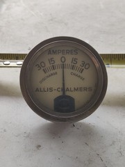 Vintage Used Allis Chalmers Tractor Ammeter 30-0-30 Patina Steampunk