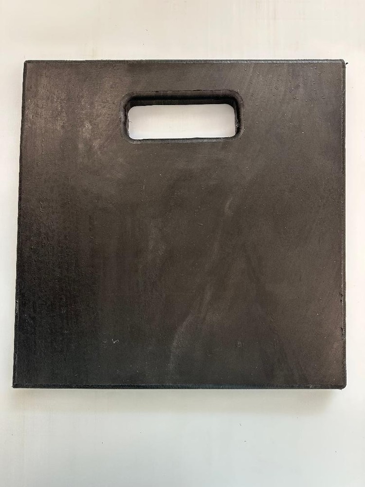 16″x16″x3/4″ UHMW Outrigger Stabilizer Pad Black Crane Tow Truck RV Jack