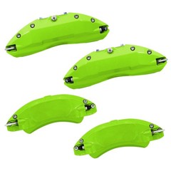 Green Aluminum Brake Caliper Covers Toyota Tundra 2007-2021 Front Rear