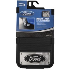 Plasticolor 001837R01 Ford Oval Chrome Plated Heavy-Duty Black Front 12 X 22