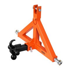 VEVOR 3 Point Trailer Hitch 2″ Receiver Tow Drawbar Category 1 Tractor 3 Balls