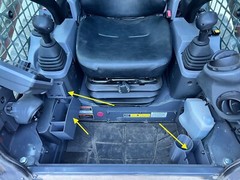 Kubota SVL 75-3 “3 Piece Cab Storage Kit” Hidden Left + Right + Phone Mount