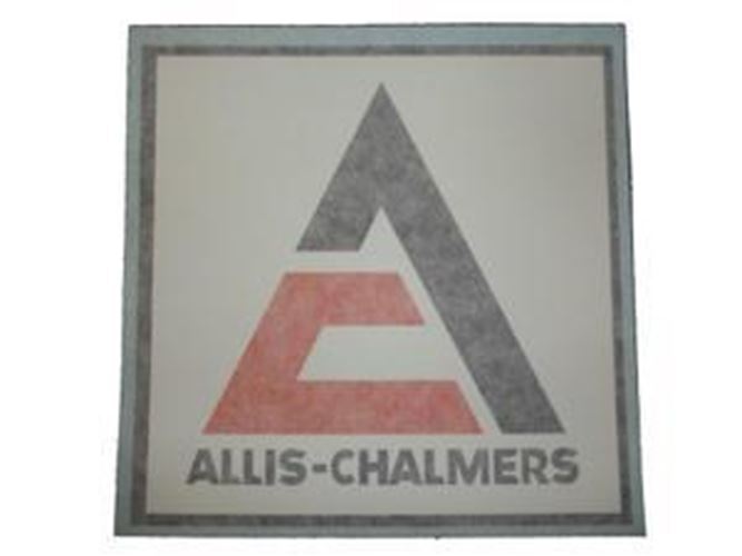 AC Black/Orange on White 4-1/2″ x 4-1/2″ Vinyl Decal