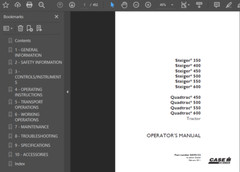 CASE IH 350 STEIGER TRACTOR MANUAL OPERATORS SERVICE SHOP ENGINE REPAIR PDF USB