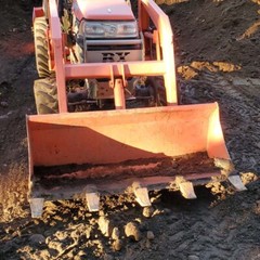 Titan Attachments UA Tooth Bar 60″ 86 lb. Bucket 23TF Bolt On Steel USA Made