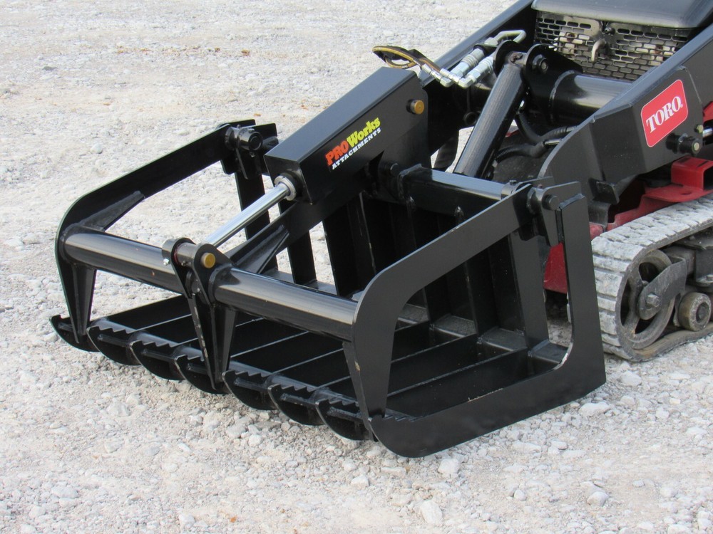 42″ Heavy Duty Root Grapple Bucket Attachment Fits Toro Dingo Mini Skid Steer
