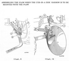 McCormick CUB-152 Manual Farmall Cub Belly Mid Mount Disc Turning Plow IH