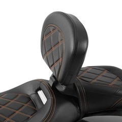 Backrest Pad for Harley Touring 2009-2023 Orange Stitching