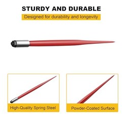 Hay Bale Spear 49 Quick Attach 4500 lbs Tractor