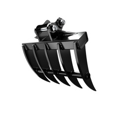 Rake Attachment For Mini Excavator 1 Ton To 1.5Ton Digger 5 Tooth with Two Pins