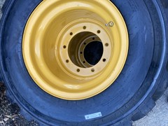 NEW HD 31X15.5-15 Hippo Skid Steer Tires on 9 lug Rims for Wheel Loader-8PLY