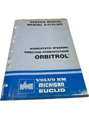 Volvo BM Michigan Euclid Hydrostatic Steering Orbitrol Service Manual **SALE**