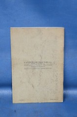 Caterpillar Diesel No. 12 Motor Grader Operators Instruction Manual Book Booklet