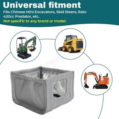 Muffler Blanket For Chinese Mini Excavator Skid Steer Rato 420cc Predator Engine