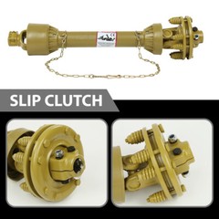 Fit For PTO Shaft PTO Drive Shaft 1-3/8″ 6 Spline w/Slip Clutch T4 31.5-41″ New