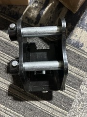Excavator Quick Coupler Attachment Bracket, Universal Fit, 4 in Width