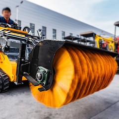 51” Snow Cleaner Angle Broom Sweerper Snow Brush Fit Toro Dingo Mini Skid Steer
