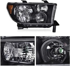 Headlights Assembly Fit Toyota Tundra 2007-2013/Sequoia 2008-2017