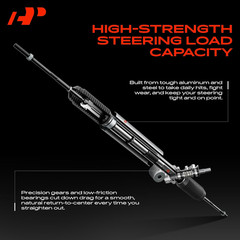 2006-2010 Hummer H3 H3T Hydraulic Power Steering Rack and Pinion