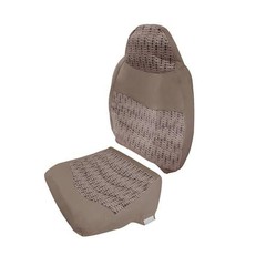 Driver Passenger Cloth Seat Covers Tan Ford F250 F350 F450 F550 Single Cab 99-00
