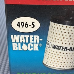 Goldenrod 496-5 17 Micron Plastic Water Absorbing Medium Block Fuel Filter