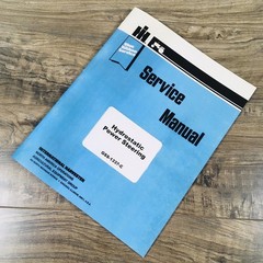 International Hydrostatic Power Steering Service Manual Repair Book GSS-1337-C