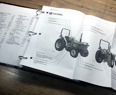 Kubota L2250 L2550 L2850 Tractor Service Repair Manual Shop Book In Hard Binder