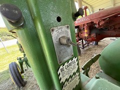 John Deere M Wide Front Tractor 1947 – 1952 Utility with wheel weights
